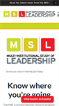 Mobile Screenshot of leadershipstudy.net